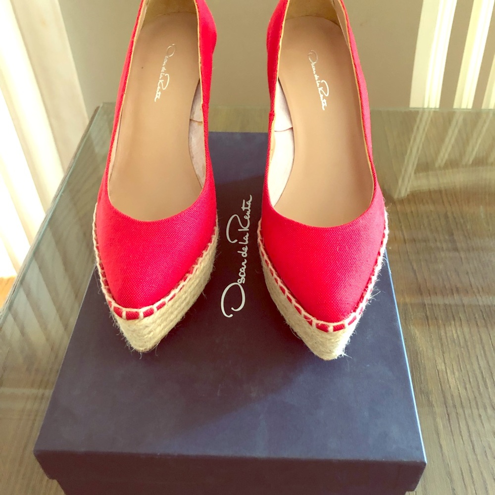 Oscar de la Renta Paloma Wedges